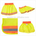 100% Polyester Mesh Fluo Yellow Orange 2 Tone High Visibility Neck Shade with Reflective Tape One Size For All